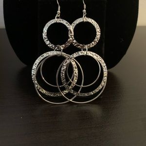 Silver earrings